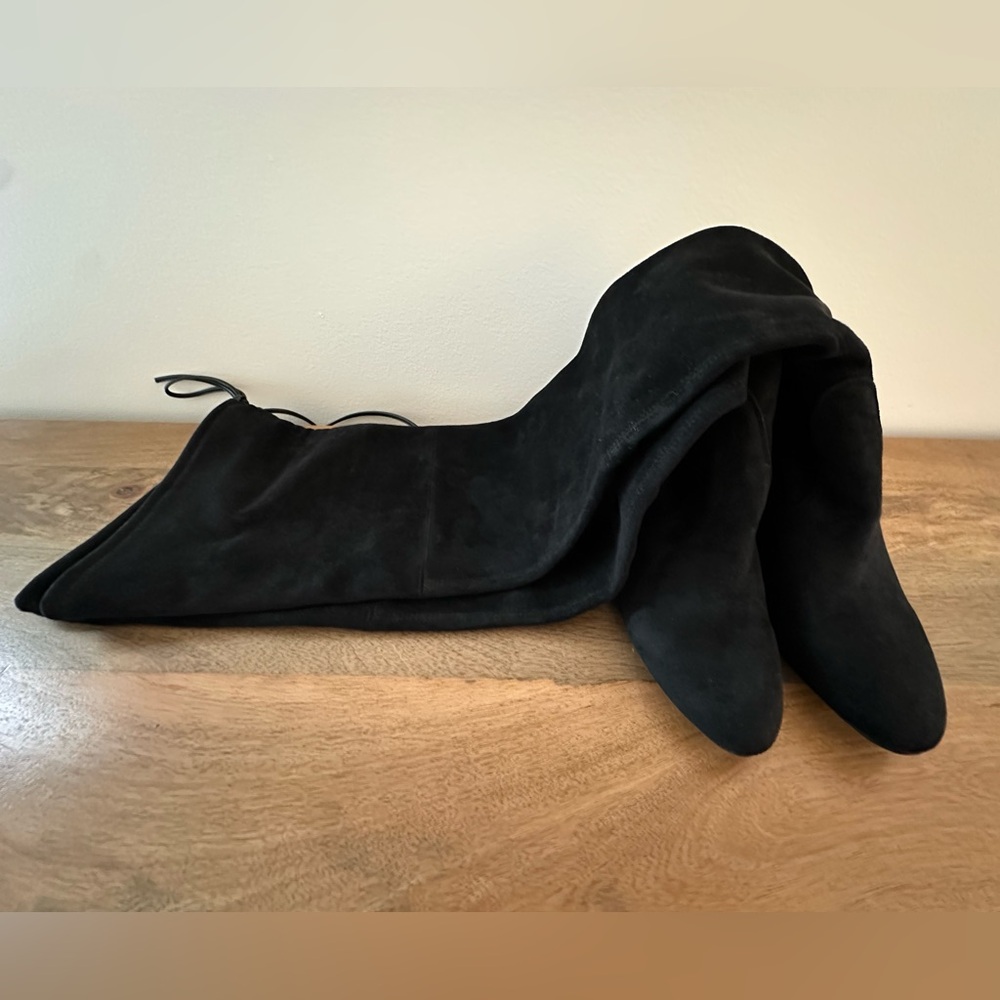 Kaitlyn Pan Black OTK Boots